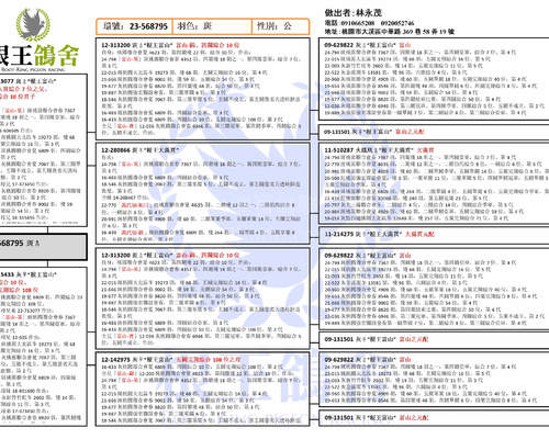 拍賣鴿之血統書